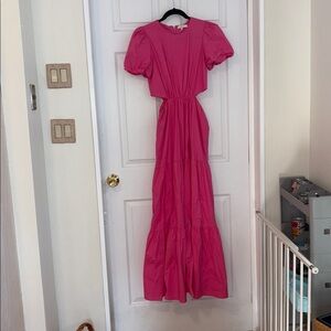 Wayf Pink Maxi Dress